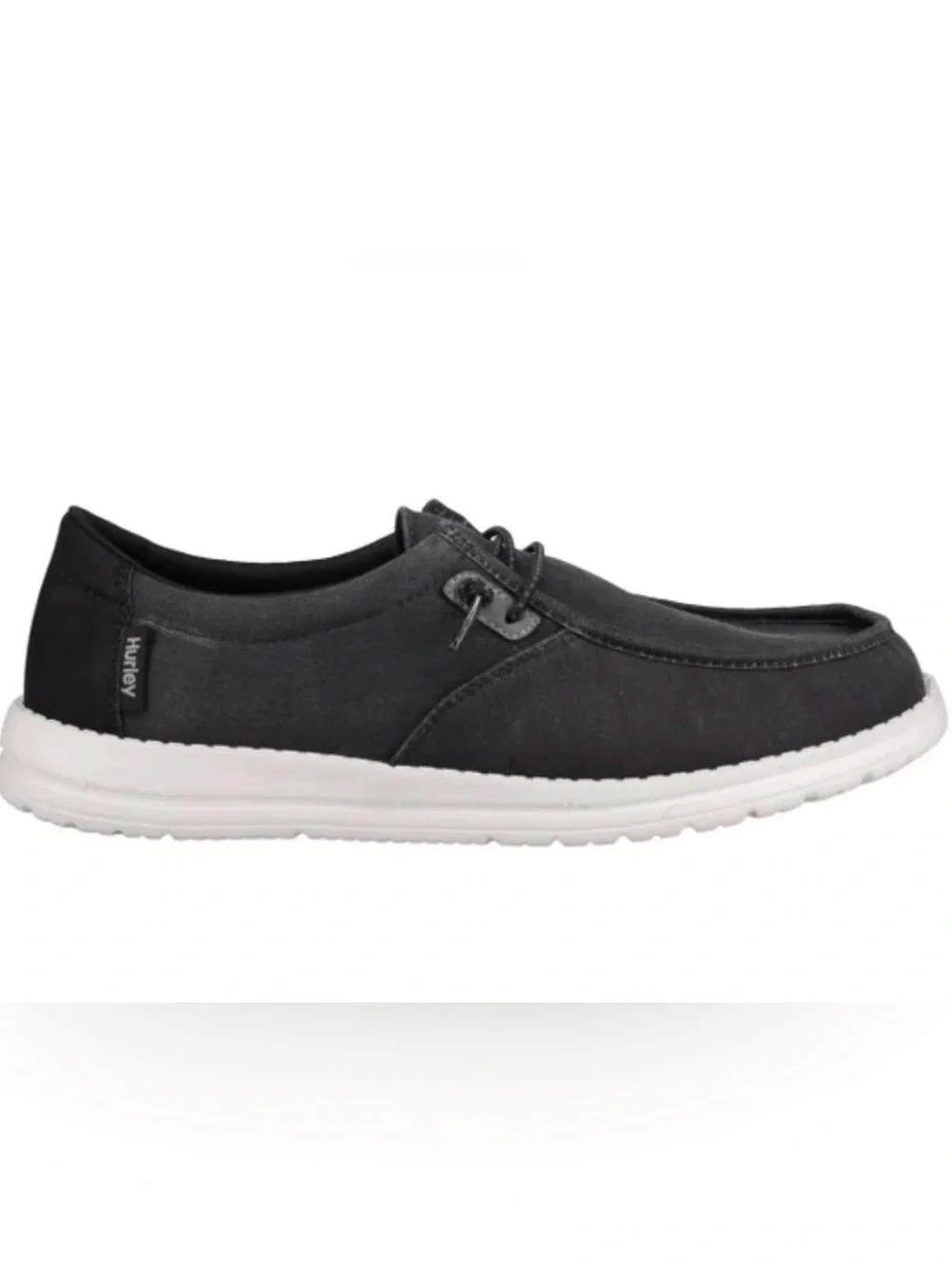 Hurley Men's Nesota Casual Sneakers Black White Size 10.5 M US